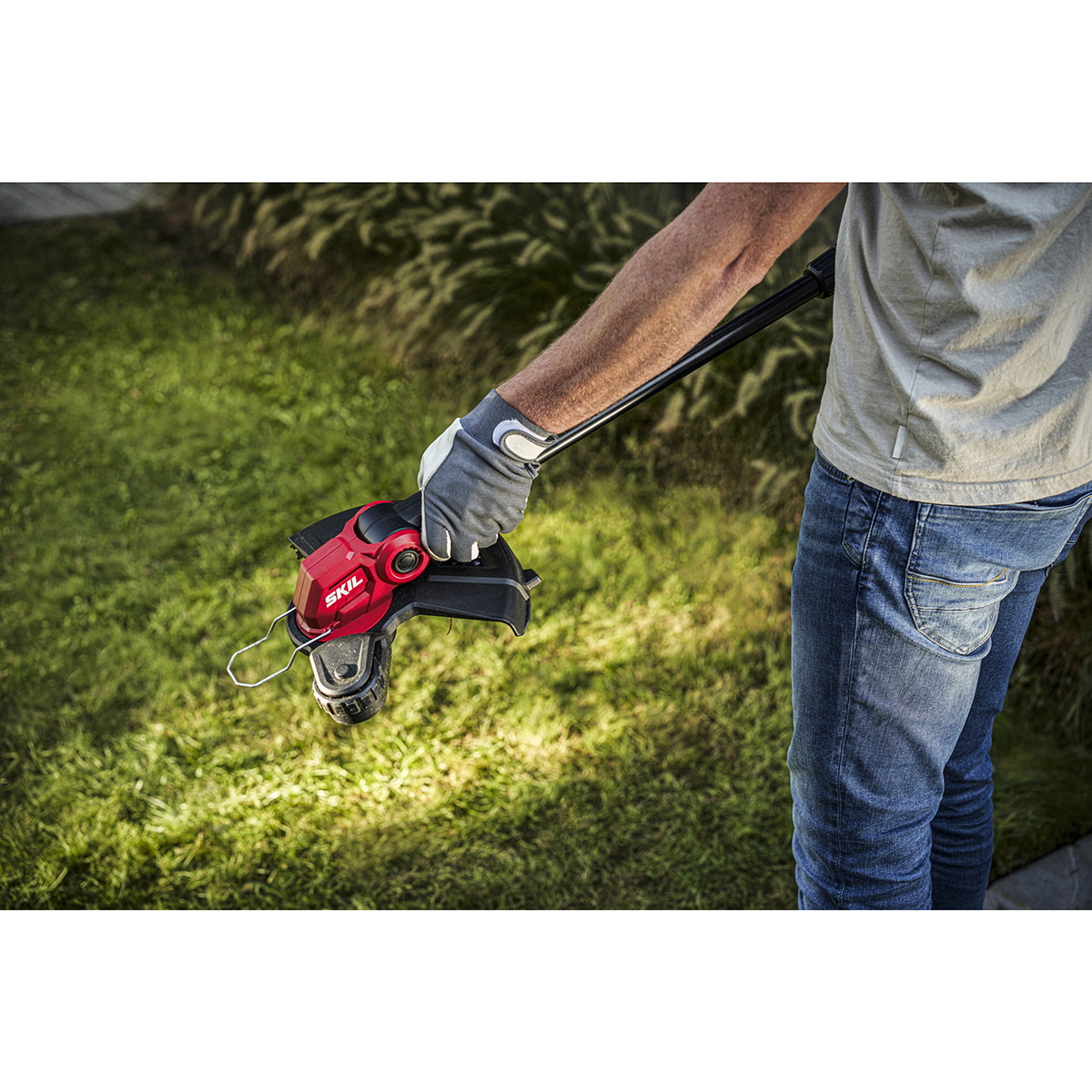 Grästrimmer SKIL 0241 CA Kolborstfri Batteridriven
