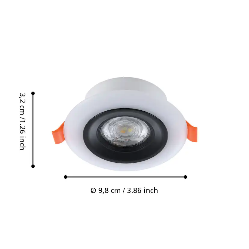 Infälld Lampa Eglo Calonge RGB 3 st