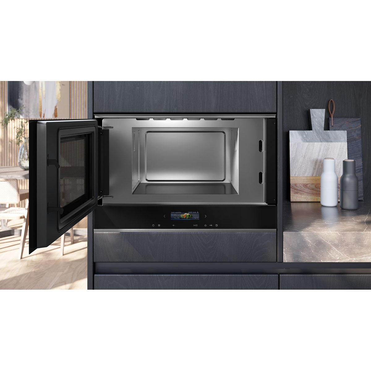 Inbyggnadsmikro Siemens iQ700 BF722L1