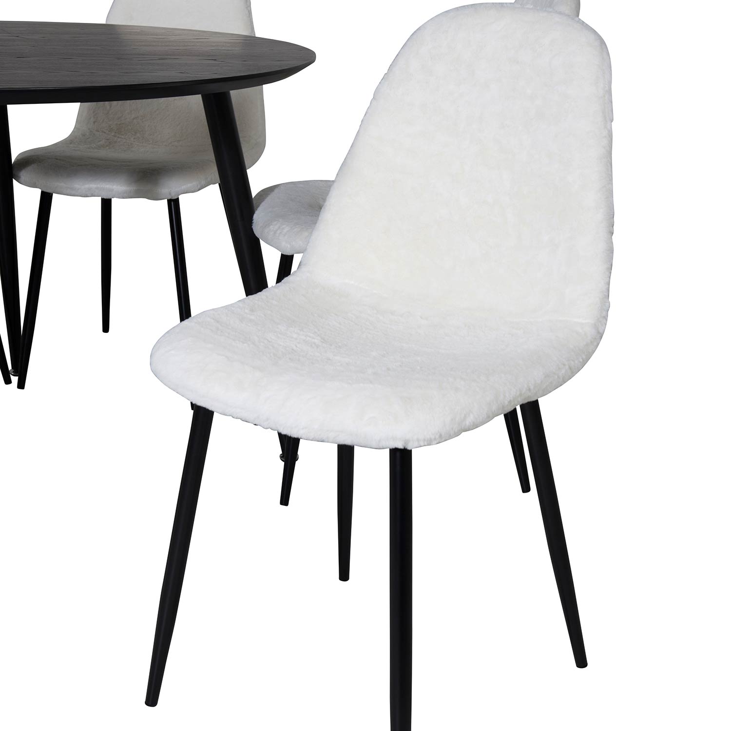 Matgrupp Venture Home Dipp Ø115 cm med 6 Polar Stolar