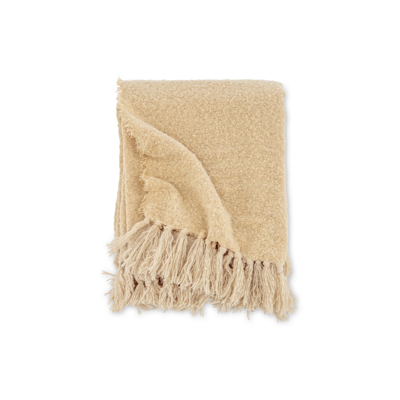 Stanly Throw Polyester - Sand - 130*170 Sand