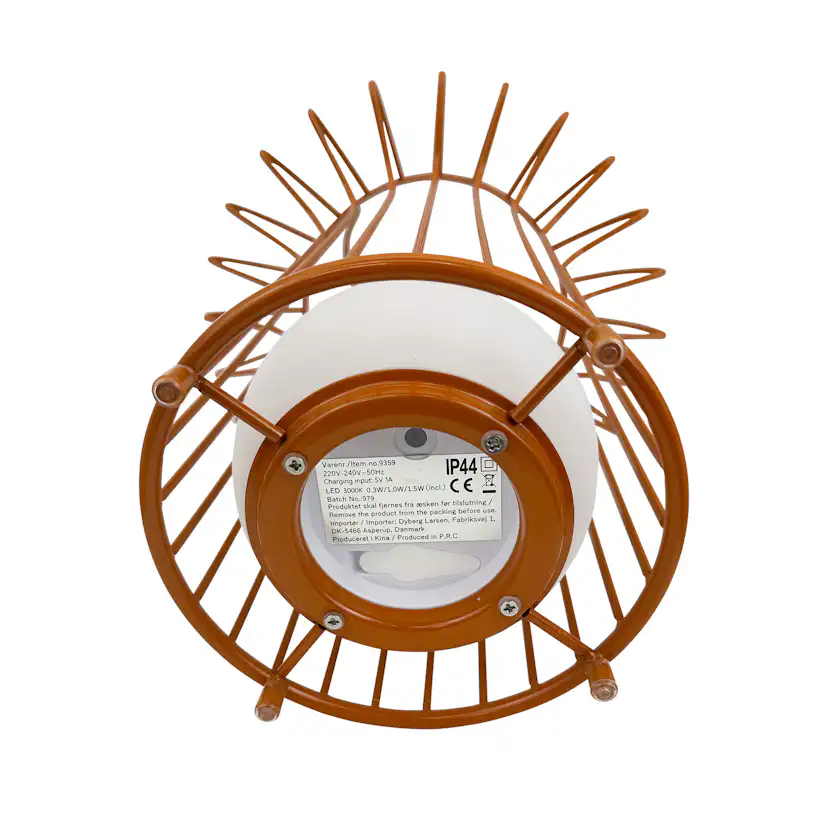 Solcellslampa Dyberg Larsen Basket LED-Lykta