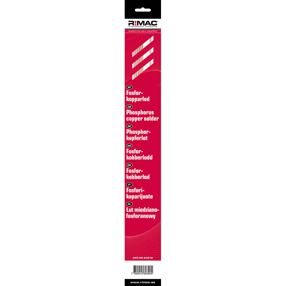 Fosforkopparlod R!MAC SB-pack Silver 2x2mm x 8st
