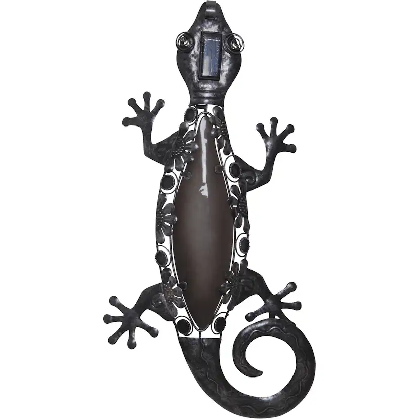 Solcellsdekoration Star Trading Vägg Gecko Twilight
