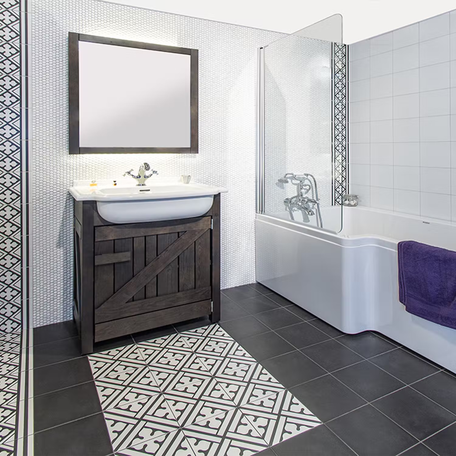 Kakeldekor Konradssons Kerion Classic Noir B 20x20 cm