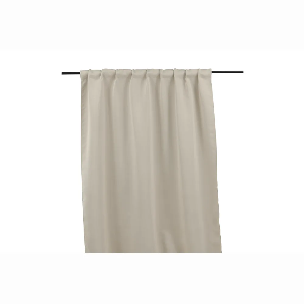 Evelyn Curtain Polyester blackout - Beige - 135*290 - Multi Grå/Beige