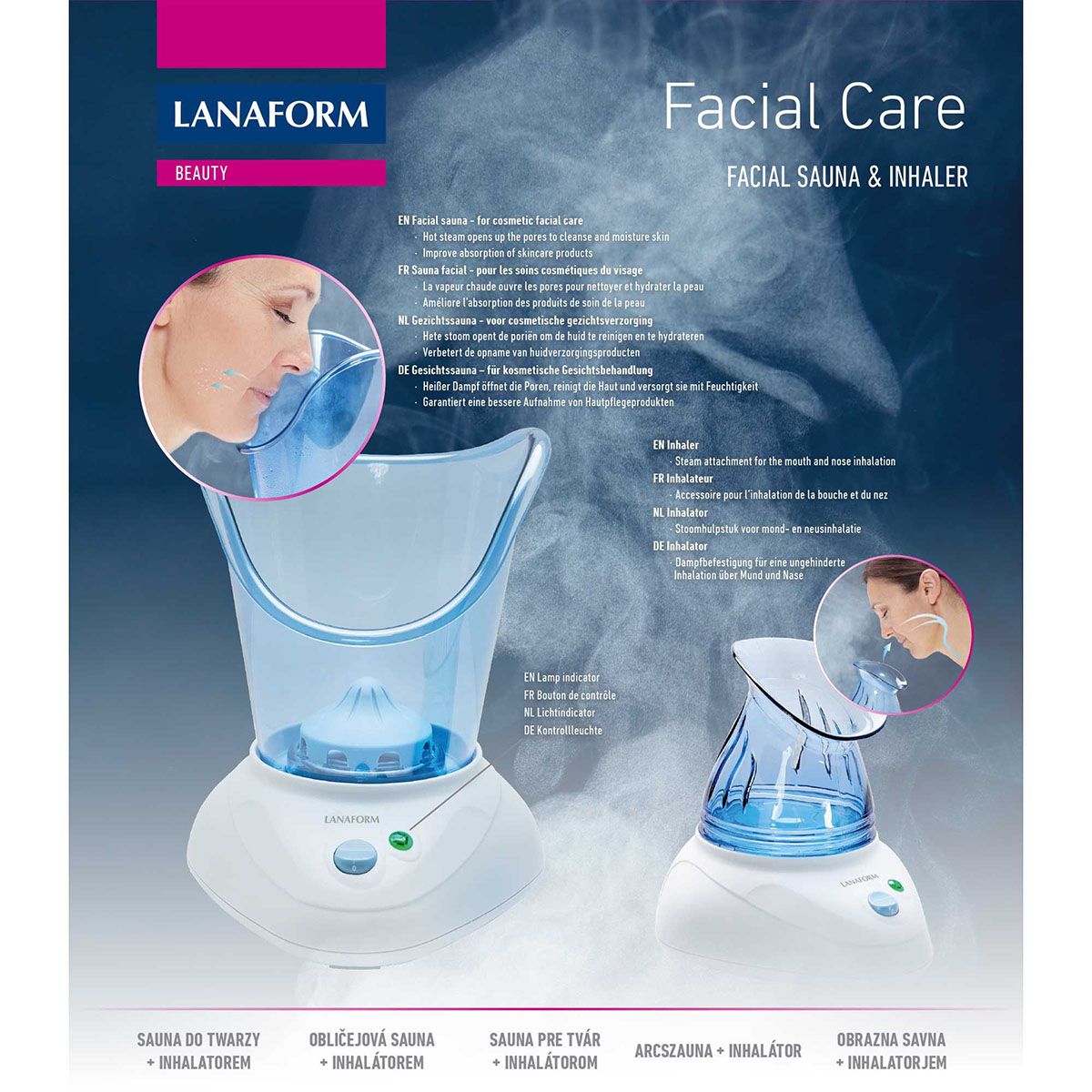 Ansiktssauna Lanaform Facial Care