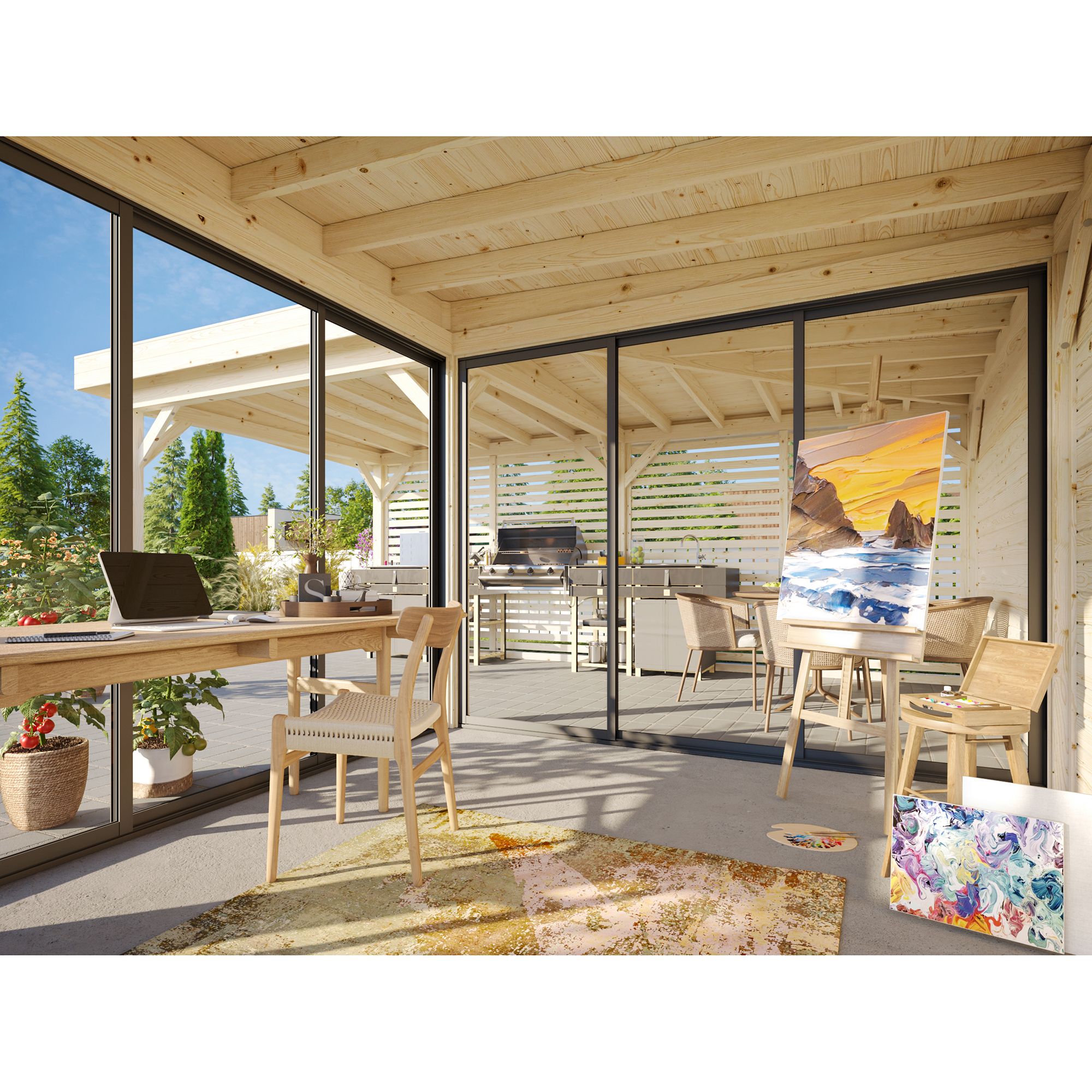 Uterum Palmako Lenna 24,9 m2 Set 711 Slide Plus