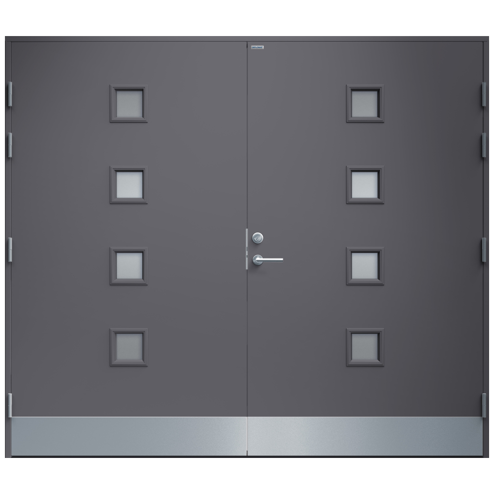 Garagedörr Diplomat Tanja Klarglas