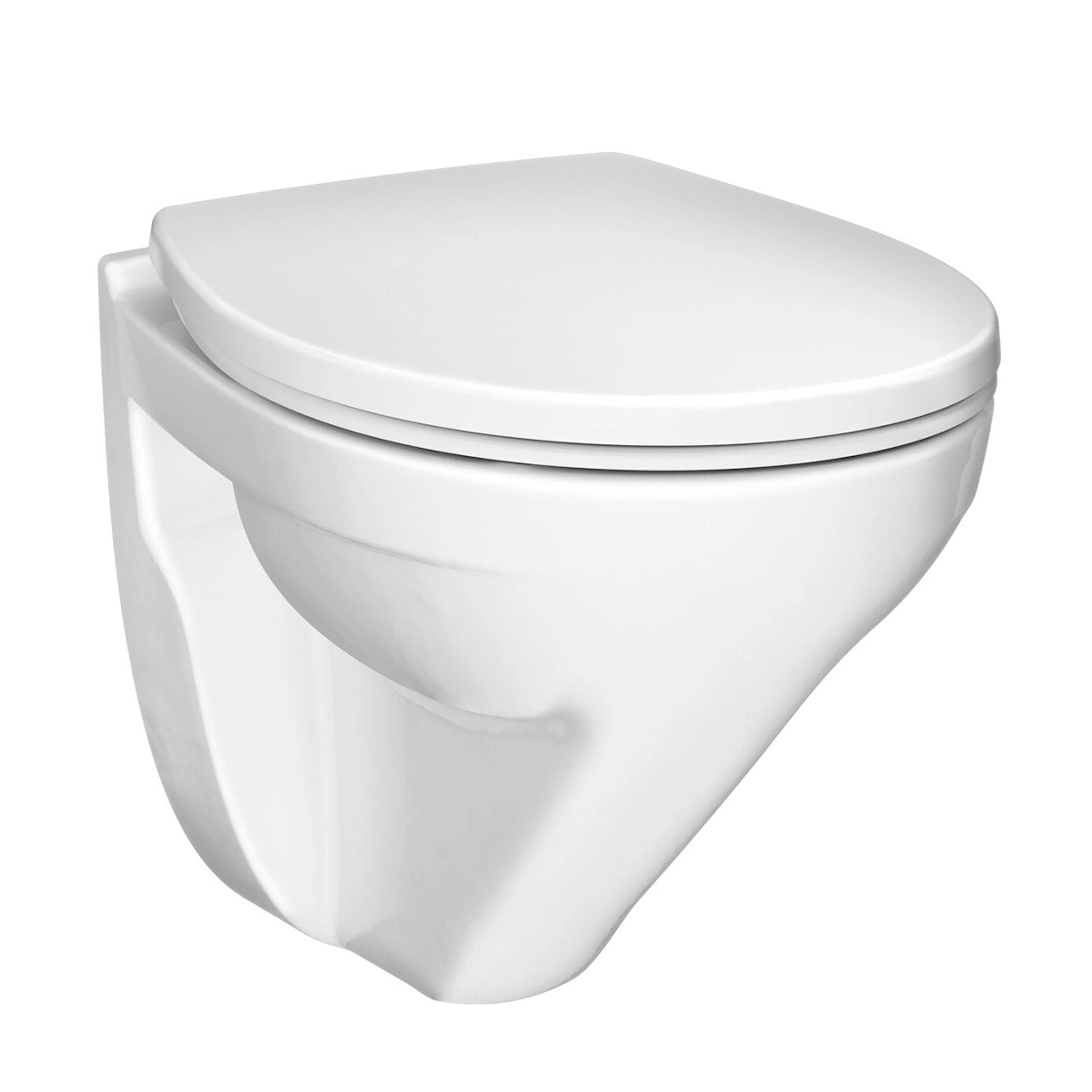 Vägghängd Toalettstol Gustavsberg Nordic3 3635 Compact Hygienic Flush ToiletLid: Ja, Mjukstängande Hårdsits