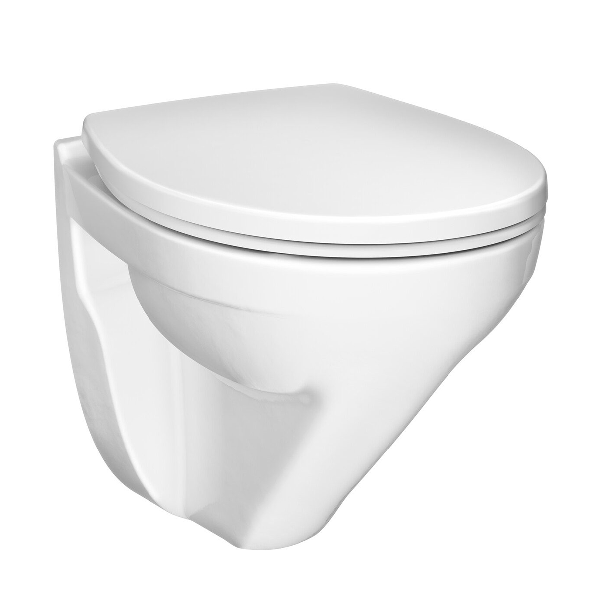 Vägghängd Toalettstol Gustavsberg Nordic3 3635 Compact Hygienic Flush ToiletLid: Ja, Mjukstängande Hårdsits