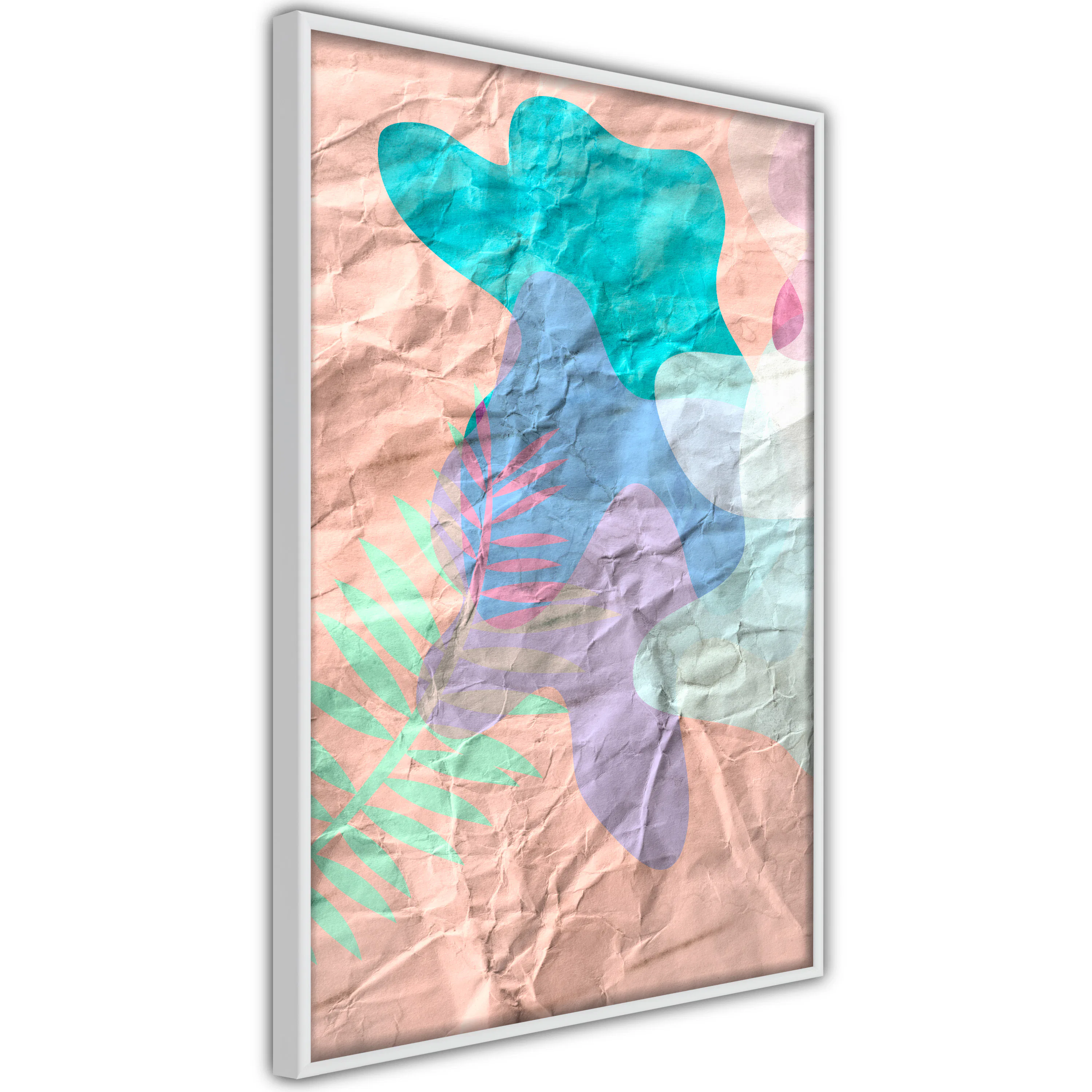 Poster Artgeist Affisch Pastel Shapes