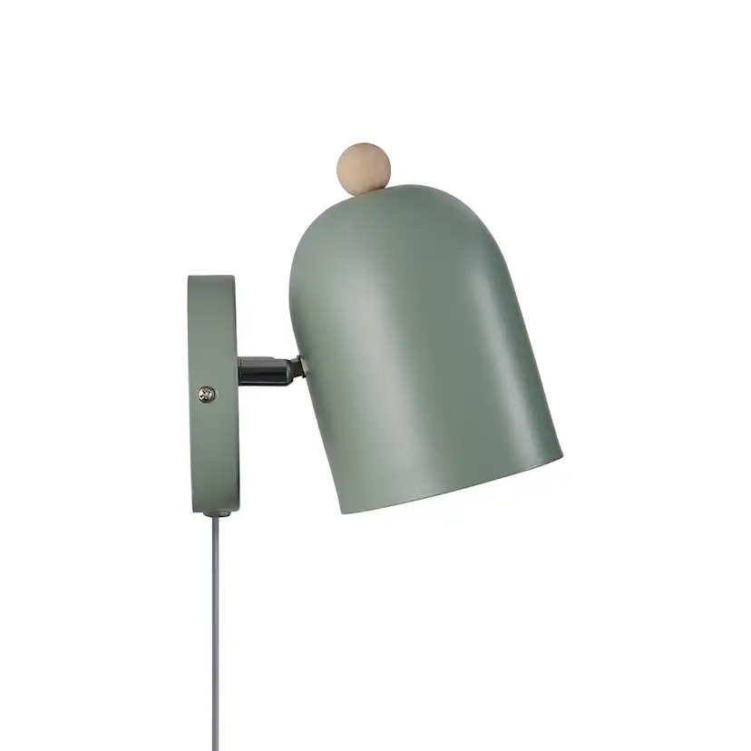 Gaston | Vägglampa | Dovgrön Grön