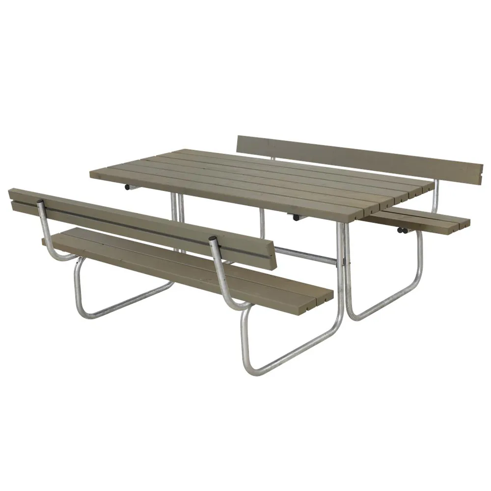 Picknickbord PLUS Classic Gråbrun Utomhus