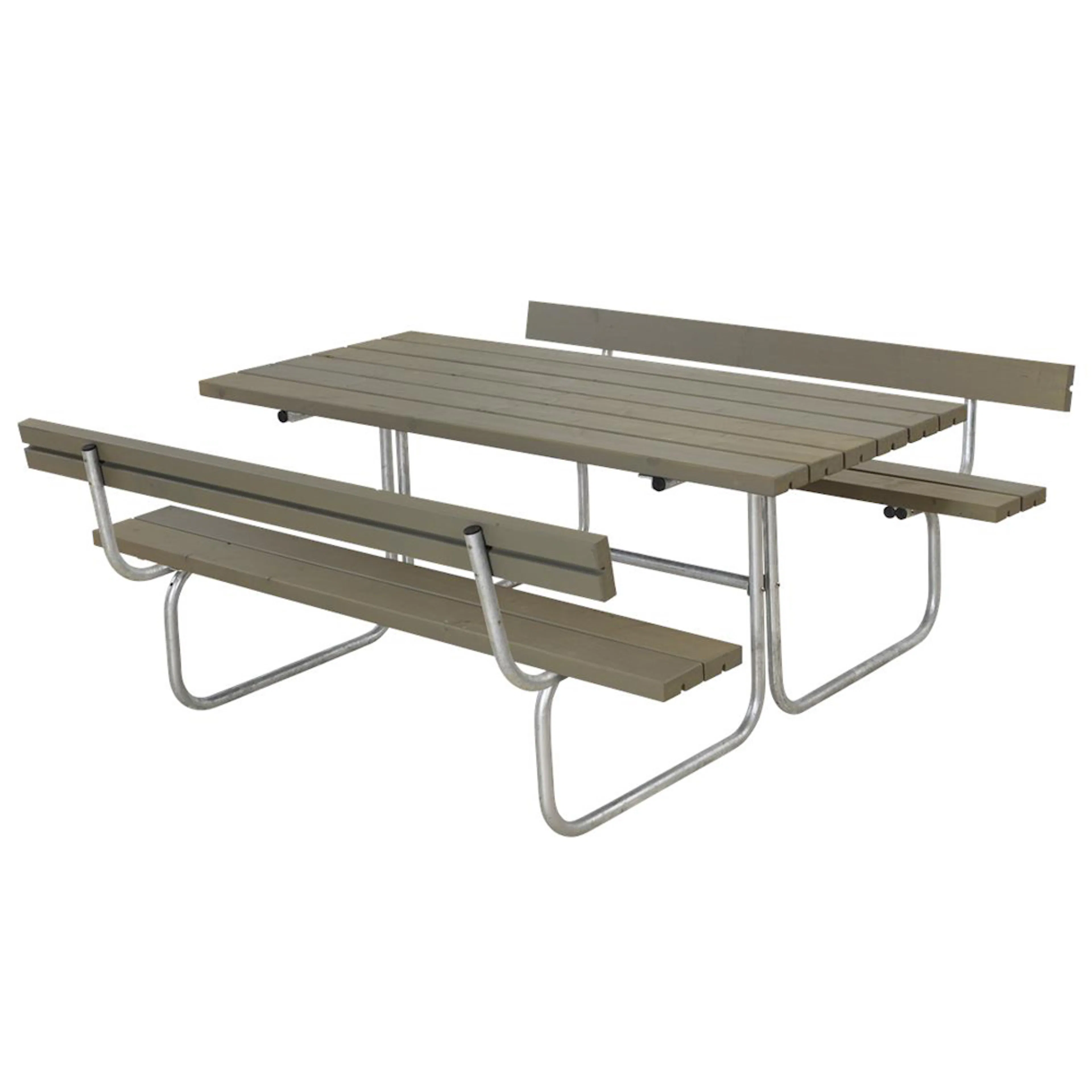 Picknickbord PLUS Classic Gråbrun Utomhus
