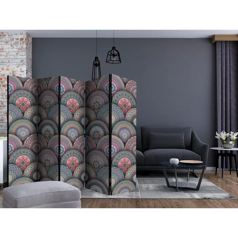Rumsavdelare Skärmvägg Arkiio Oriental Kaleidoscope II 225x172 cm