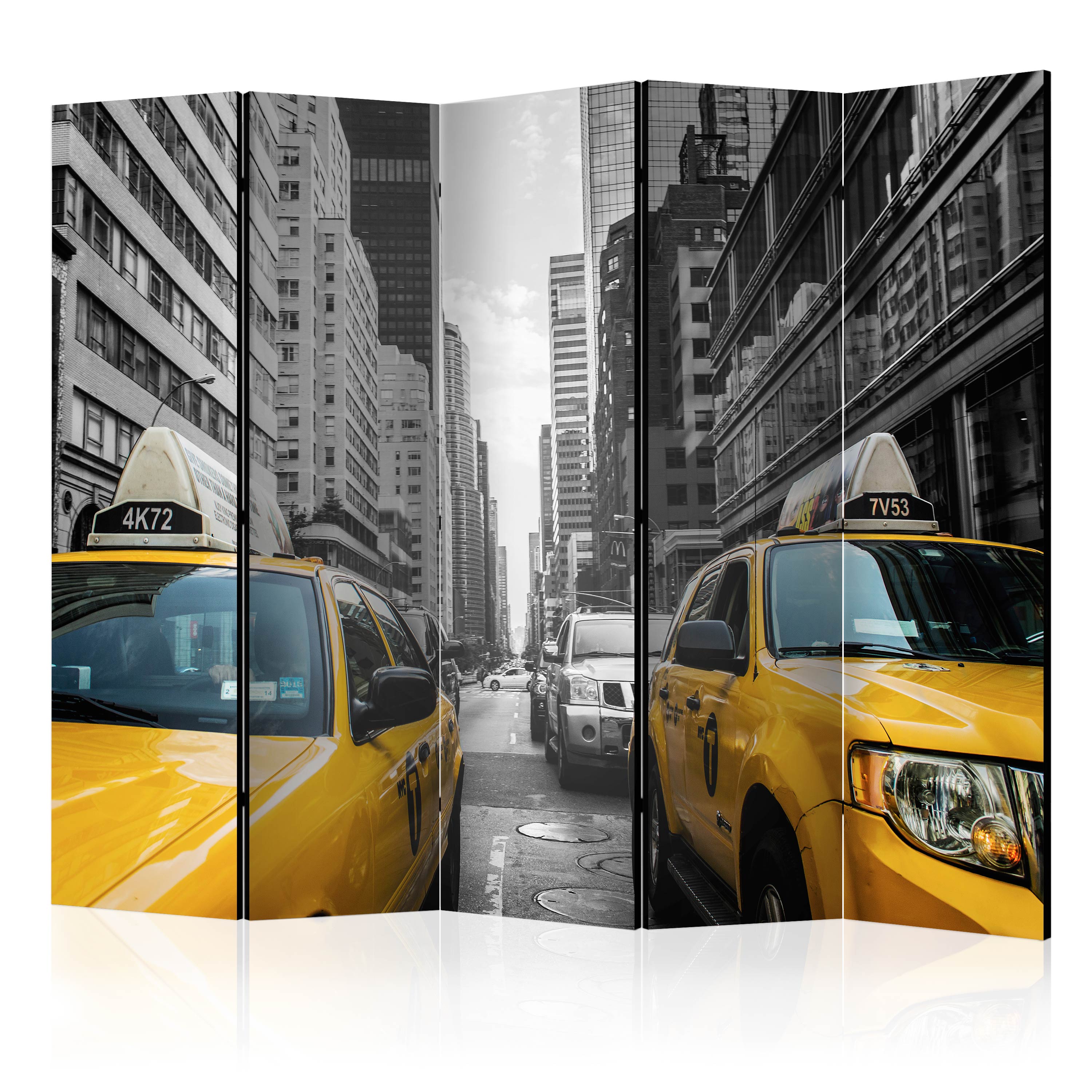 Rumsavdelare Skärmvägg Arkiio New York Taxi II 225x172 cm