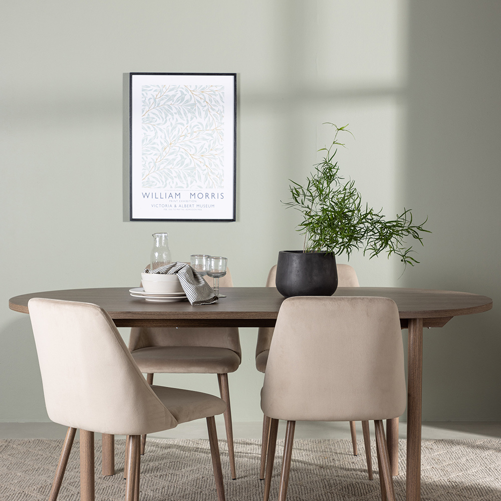 Matgrupp Venture Home Andy med 4 st Night stolar