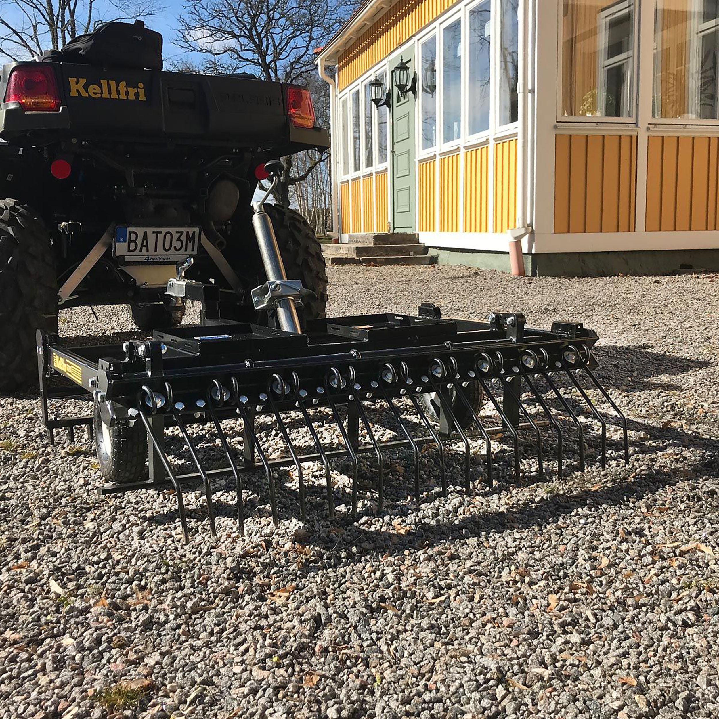 Gårdsharv Kellfri För ATV