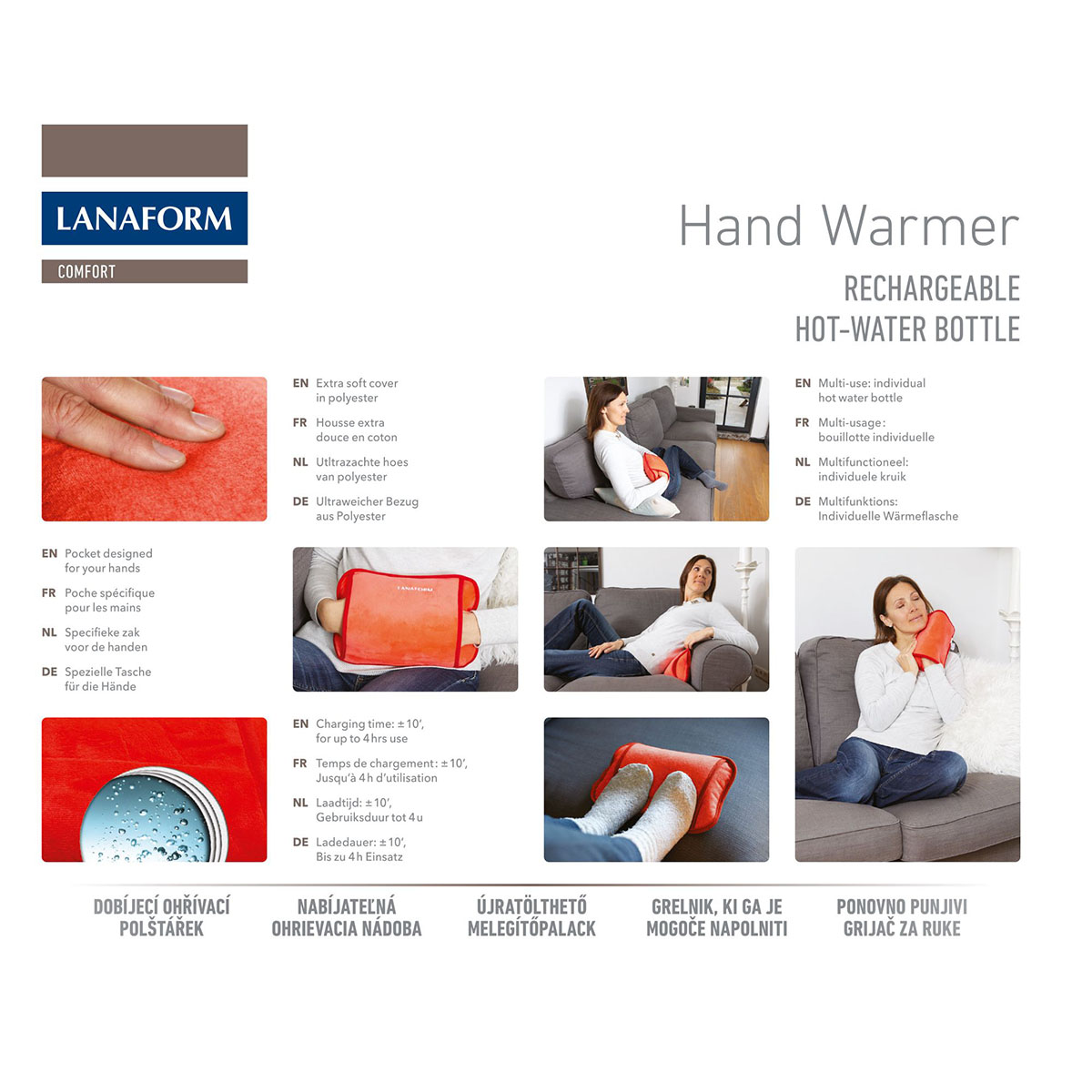 Värmekudde och Handvärmare Lanaform