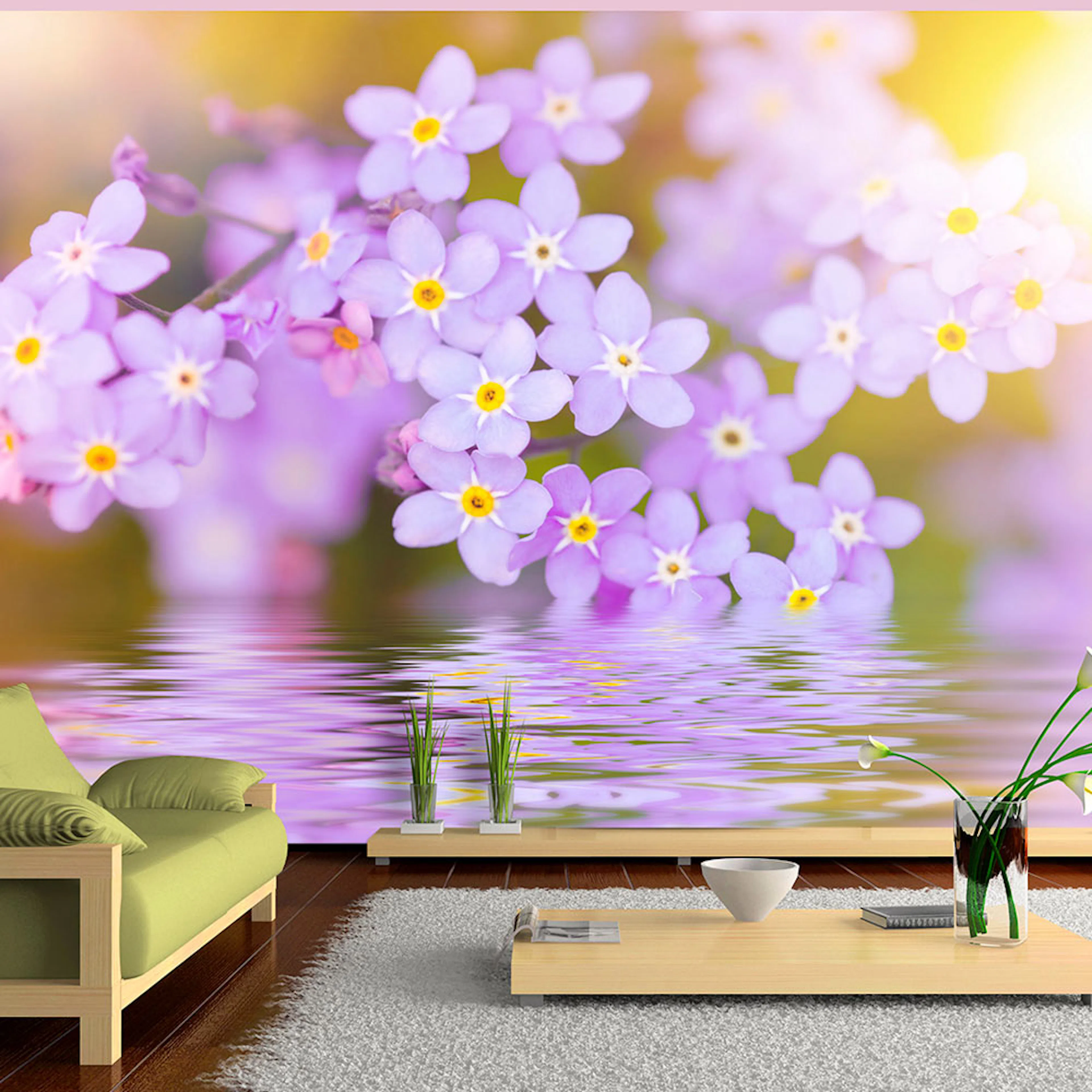 Fototapet Arkiio Violet Petals In Bloom