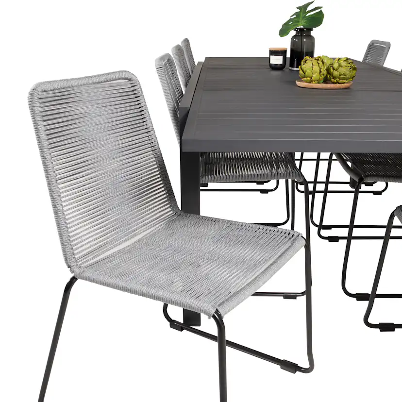 Matgrupp Venture Home Madrid 160/240 med 8 Leon Stolar