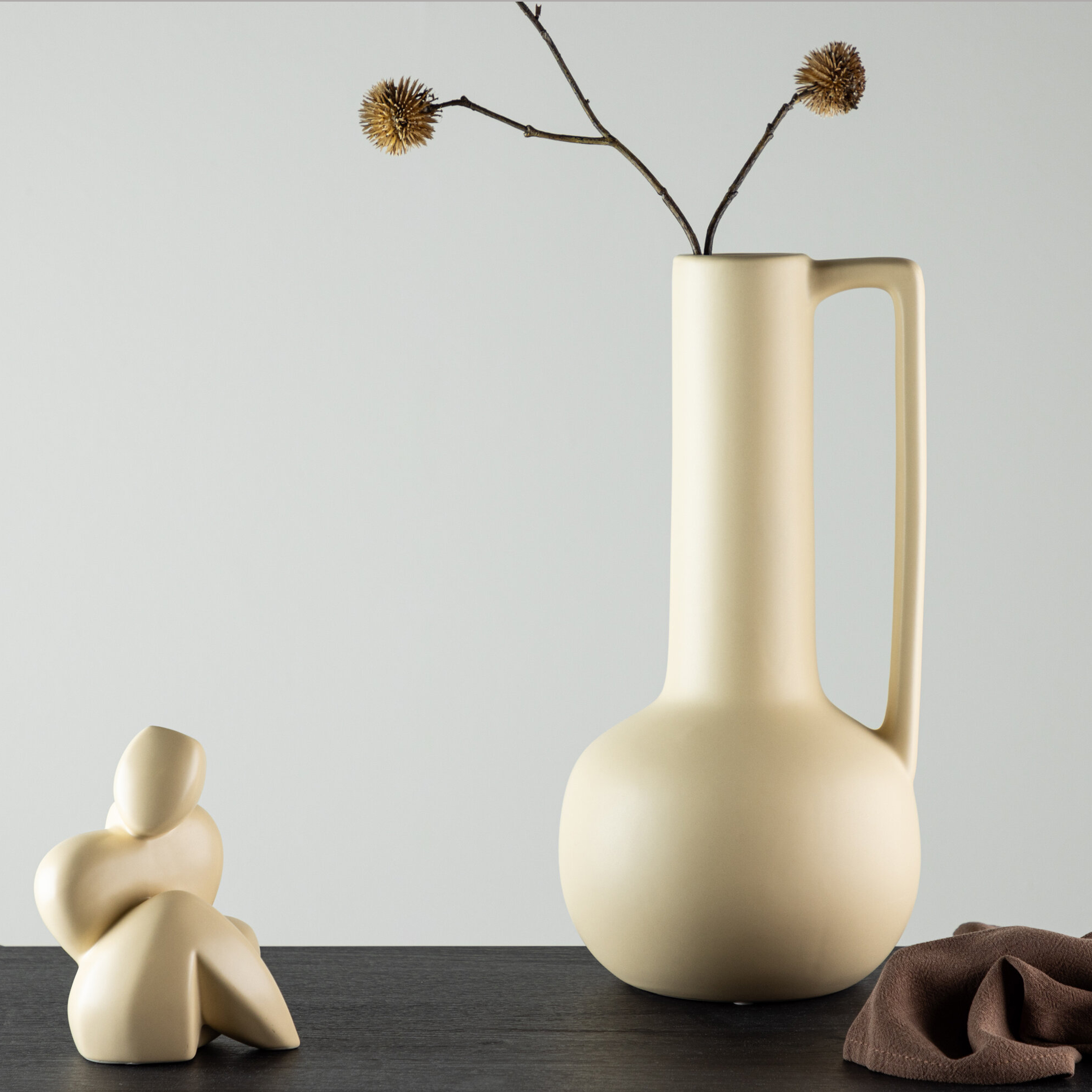 Allis Vase - Yellow - 18*18*36 cm Gul