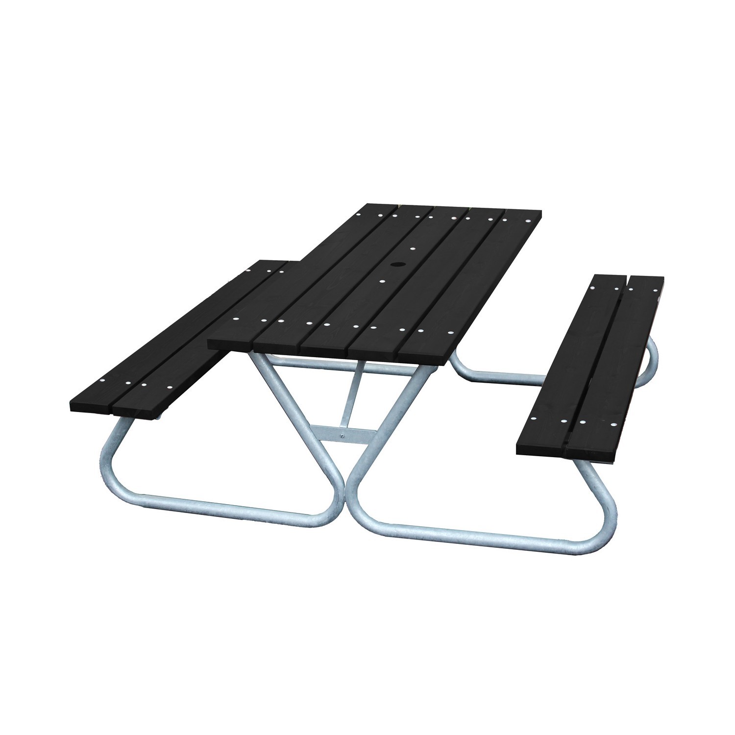 Bänkbord Robust svart Svart