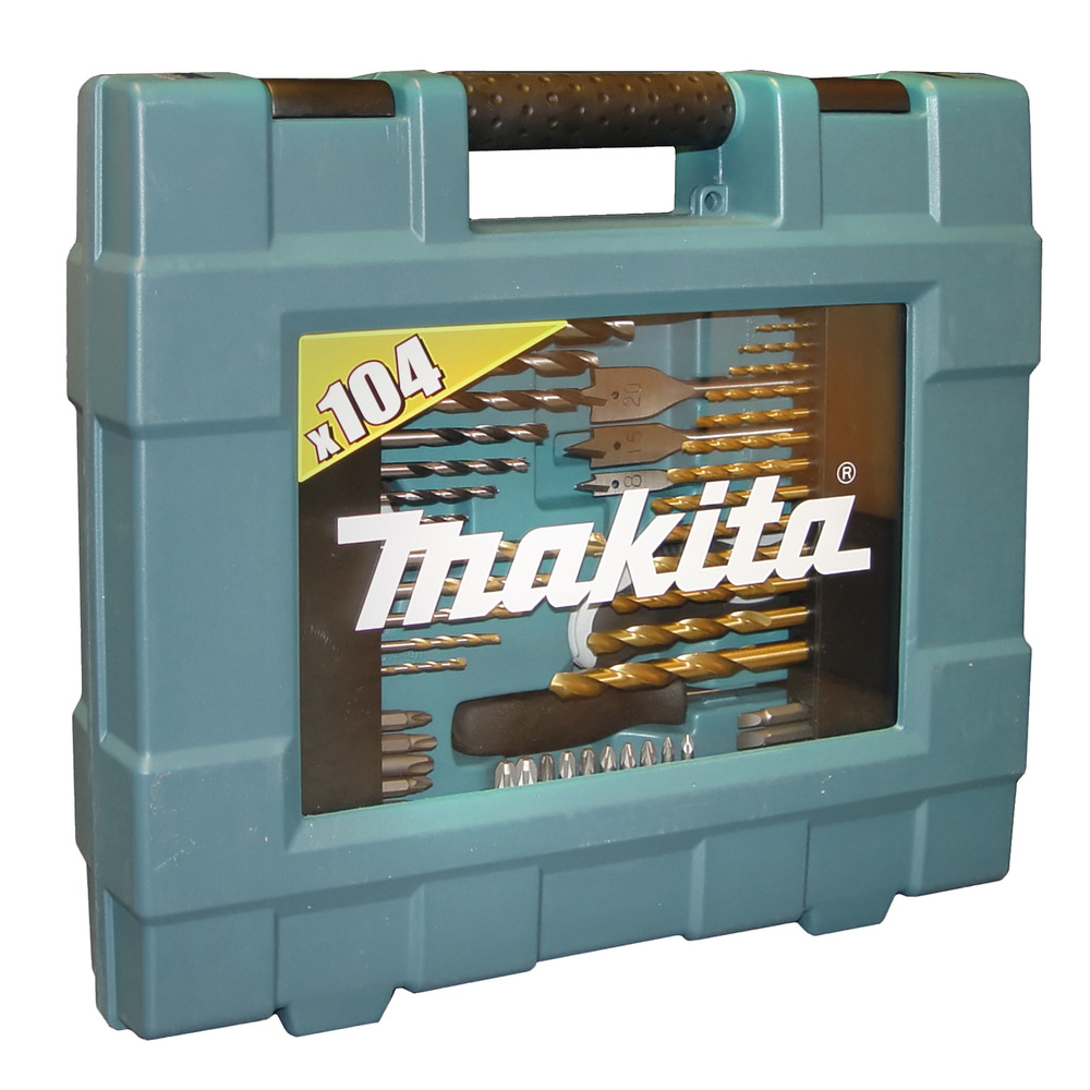 Borr- och bitssatss Makita D-31778 104 delar