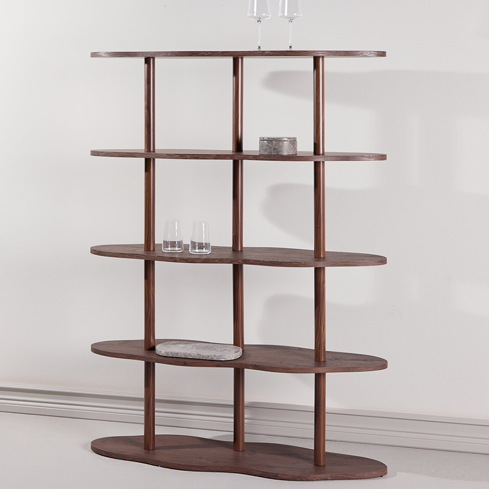 Bokhylla Vind Moln Öppen med 5 Hyllplan