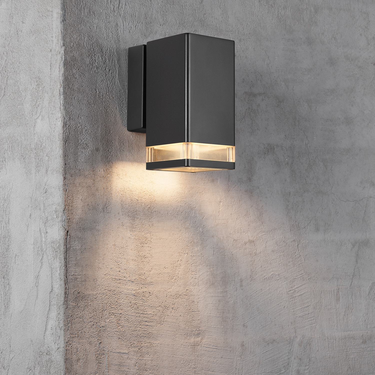 Vägglampa Nordlux Elm Svart Utebelysning Vägg