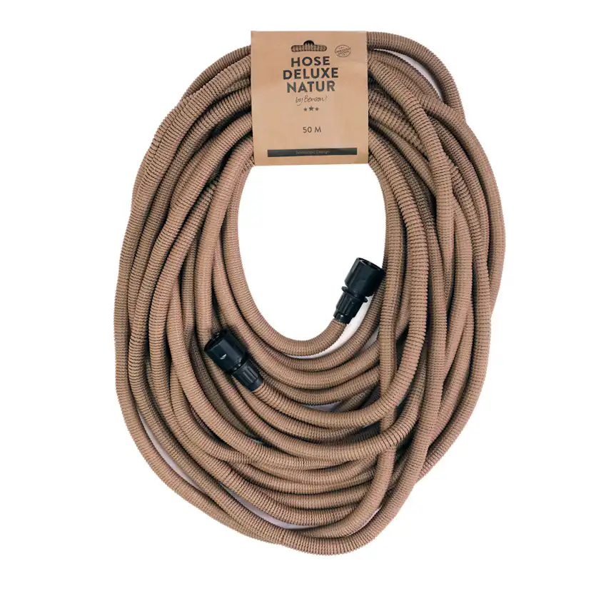 Trädgårdsslang Deluxe - Natur 50m Natur, Längd: 50 m