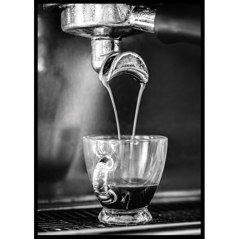 Poster Gallerix Espresso Coffee Pouring