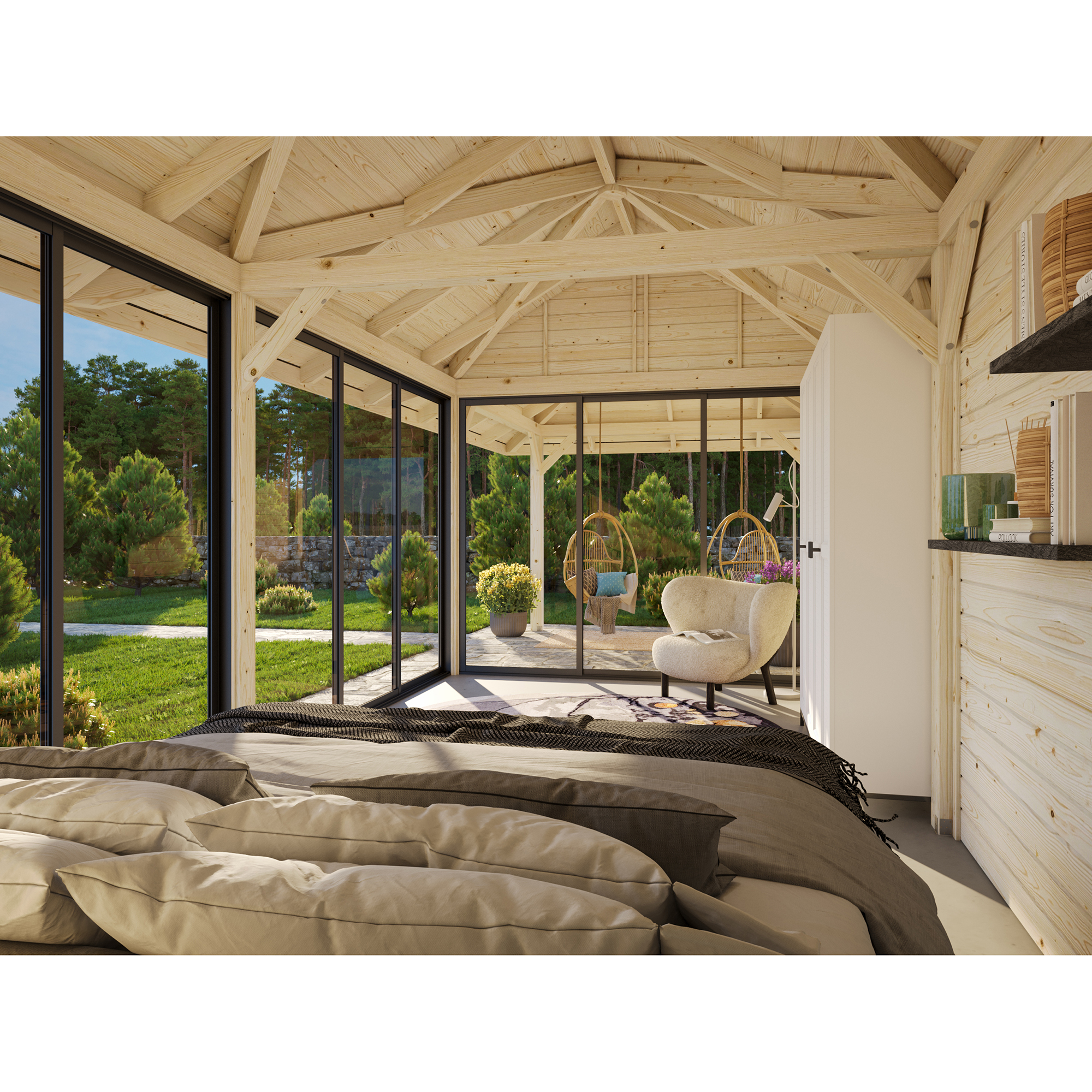 Uterum Palmako Bianca 24,9 m2 Set 217 Slide