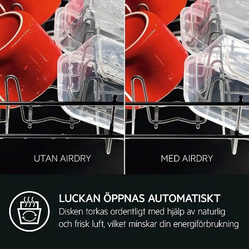Integrerad Diskmaskin AEG FFB62407ZW 45 cm med SatelliteClean® och ExtraHygiene