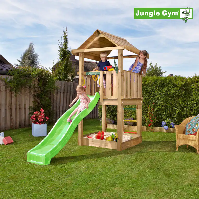 Lektorn Jungle Gym House inkl. rutschkana