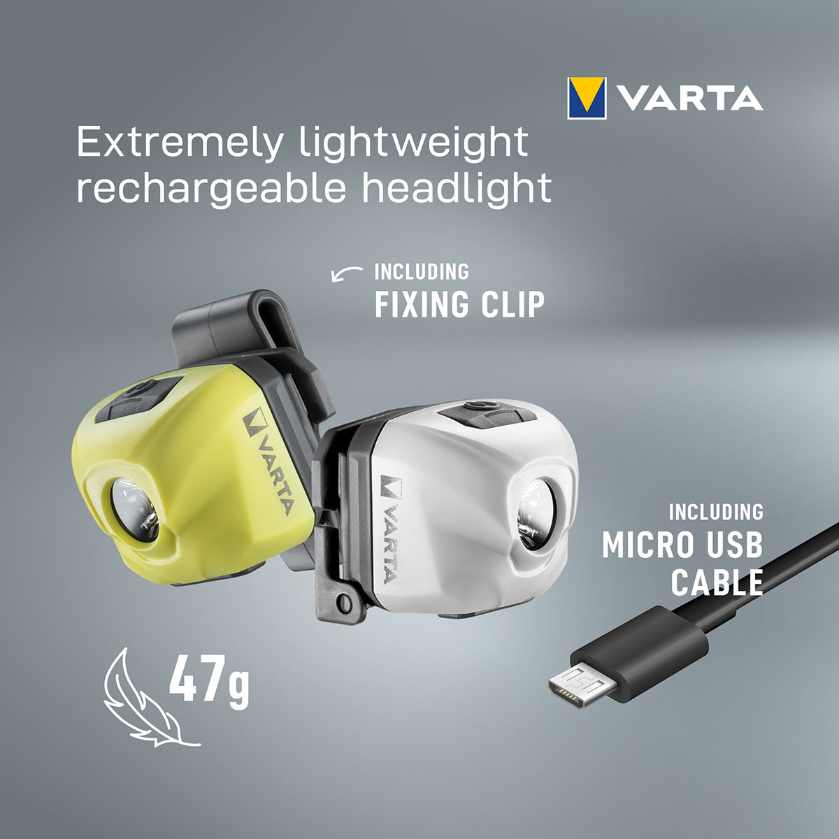 Outdoor Sports Ultralight H30R Pannlampa 300 lm Gul Svart/Gul