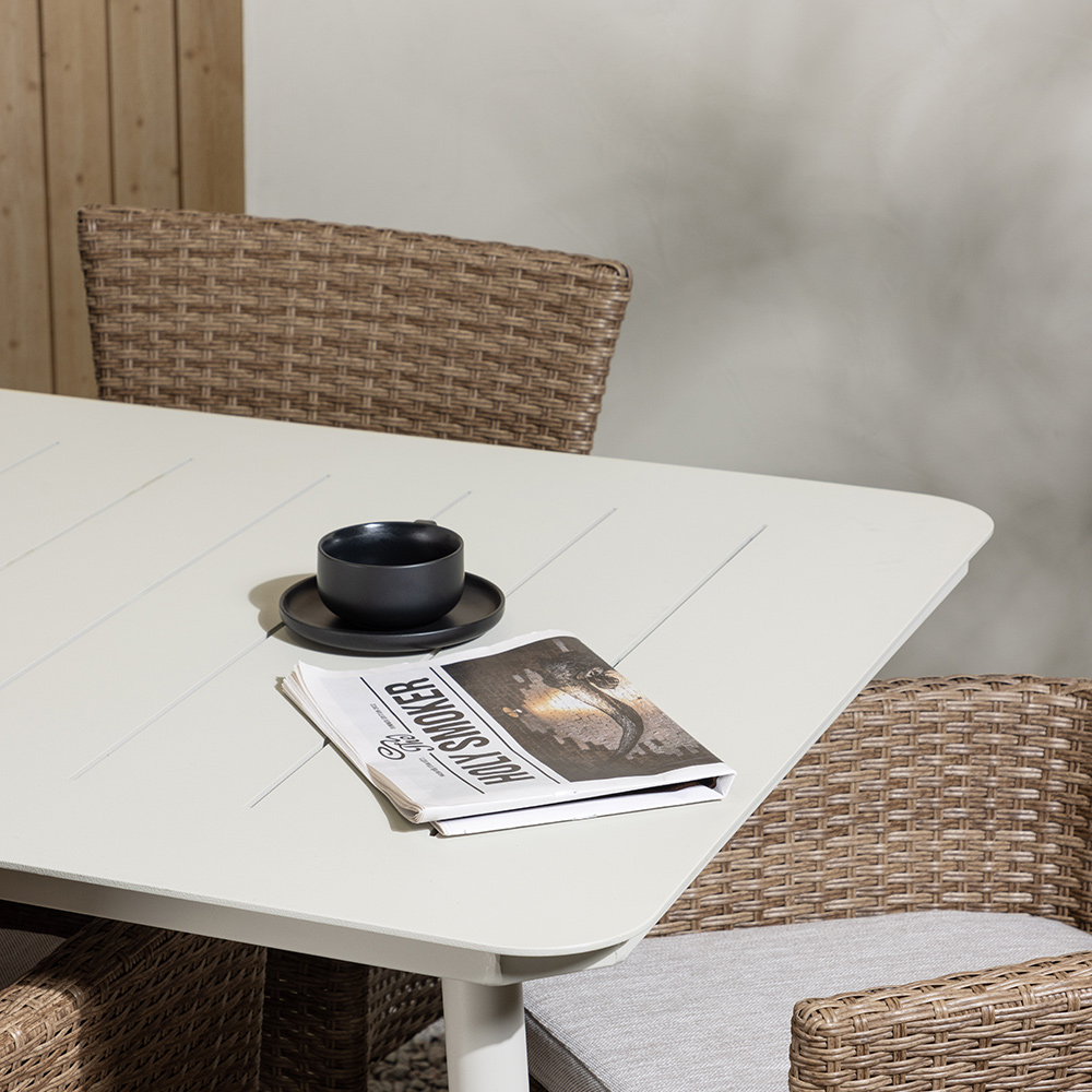 Matgrupp Venture Home Lina Bord med 6 Malina Stolar