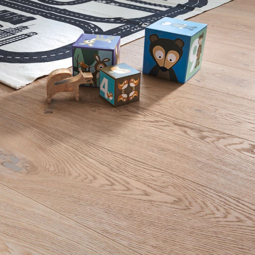 Parkettgolv MeisterParquet. longlife PD 400 Authentic off-white oak 09017