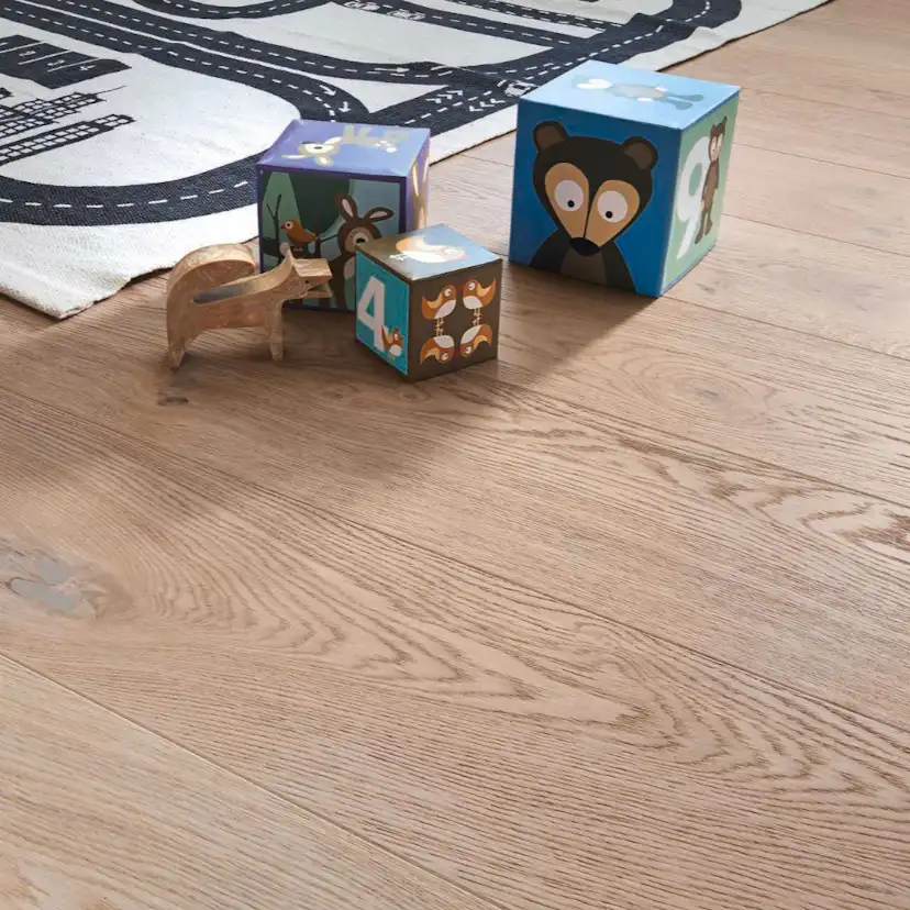 Parkettgolv MeisterParquet. longlife PD 400 Authentic off-white oak 09017