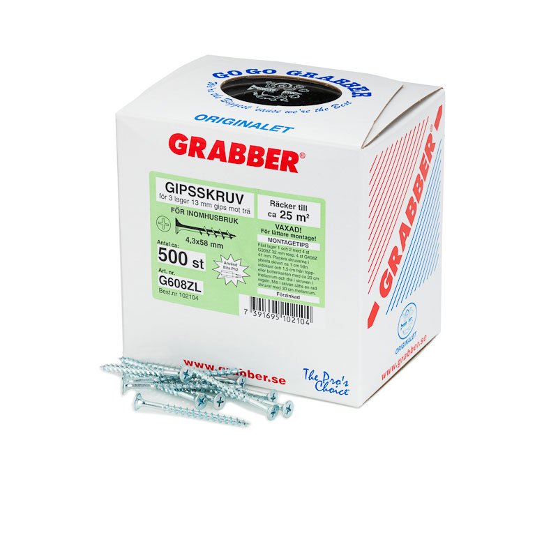 Gipsskruv Grabber med Dubbelhuvud