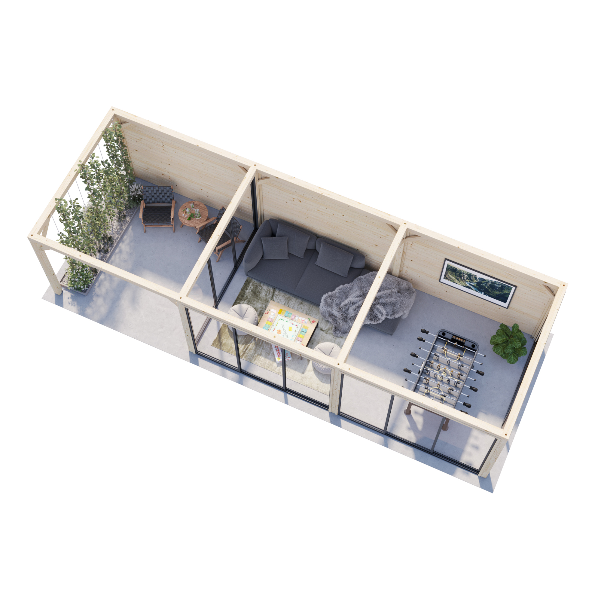 Uterum Palmako Bianca 24,9 m2 Set 218 Slide