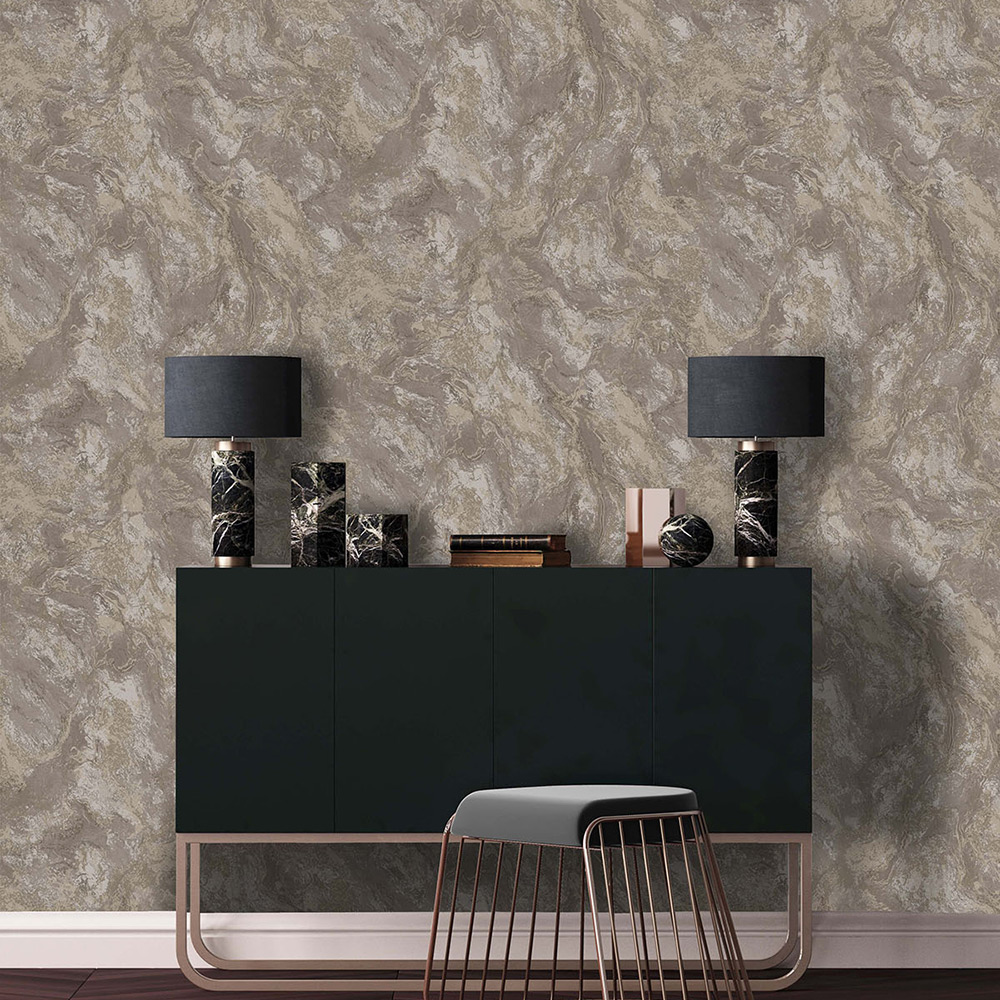 Tapet Holden Alchemy Calacatta Marble Bead Taupe 99372