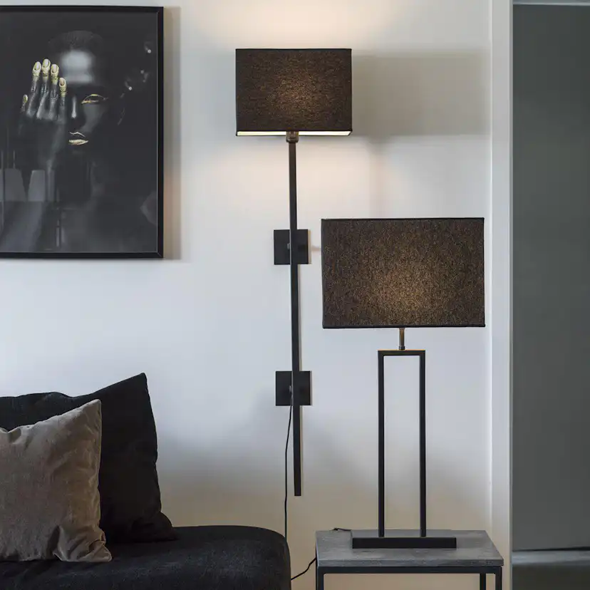 Rakel Lampskärm Svart, B: 405 mm