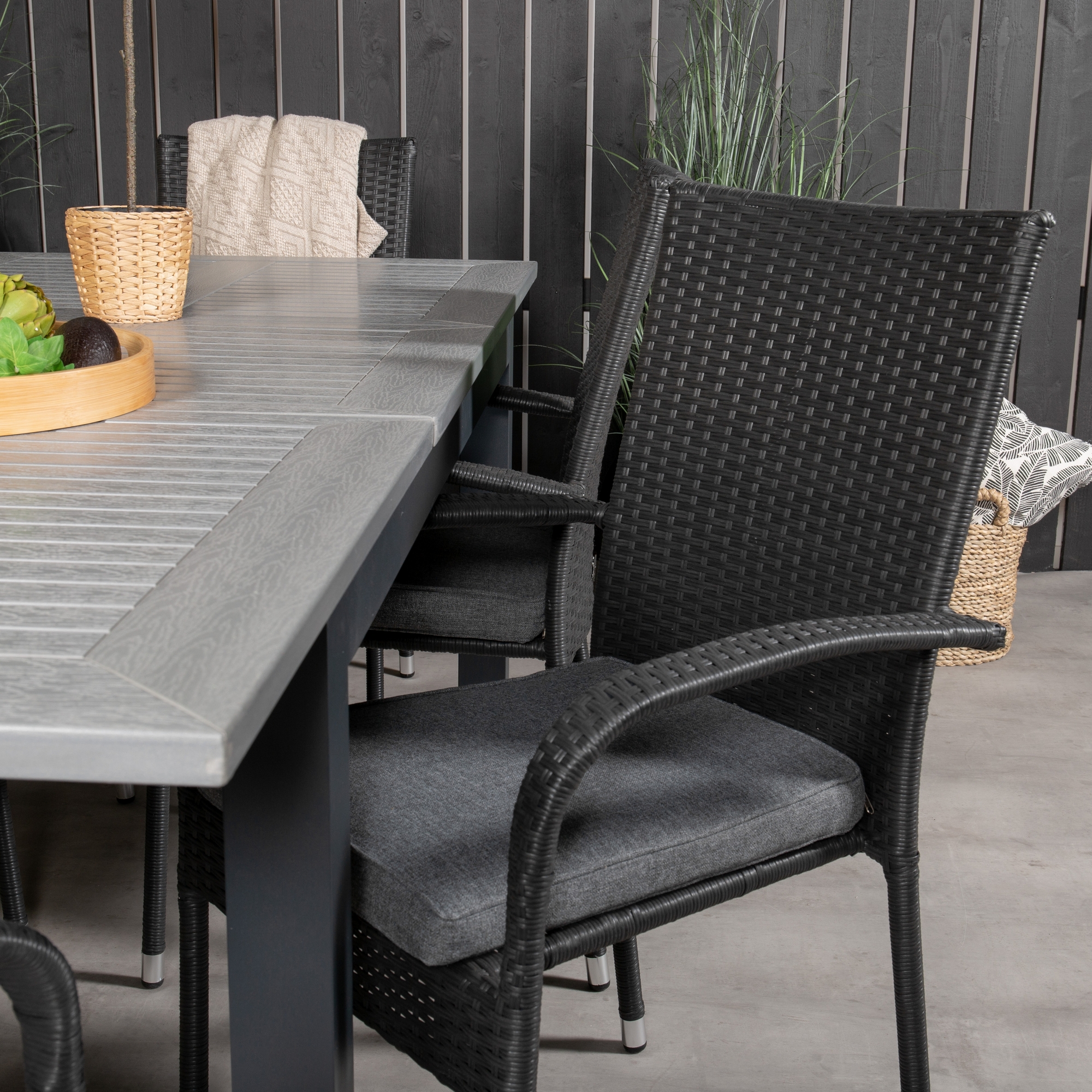 Matgrupp Venture Home Aleyna 160/240 med 6 Asta Stolar