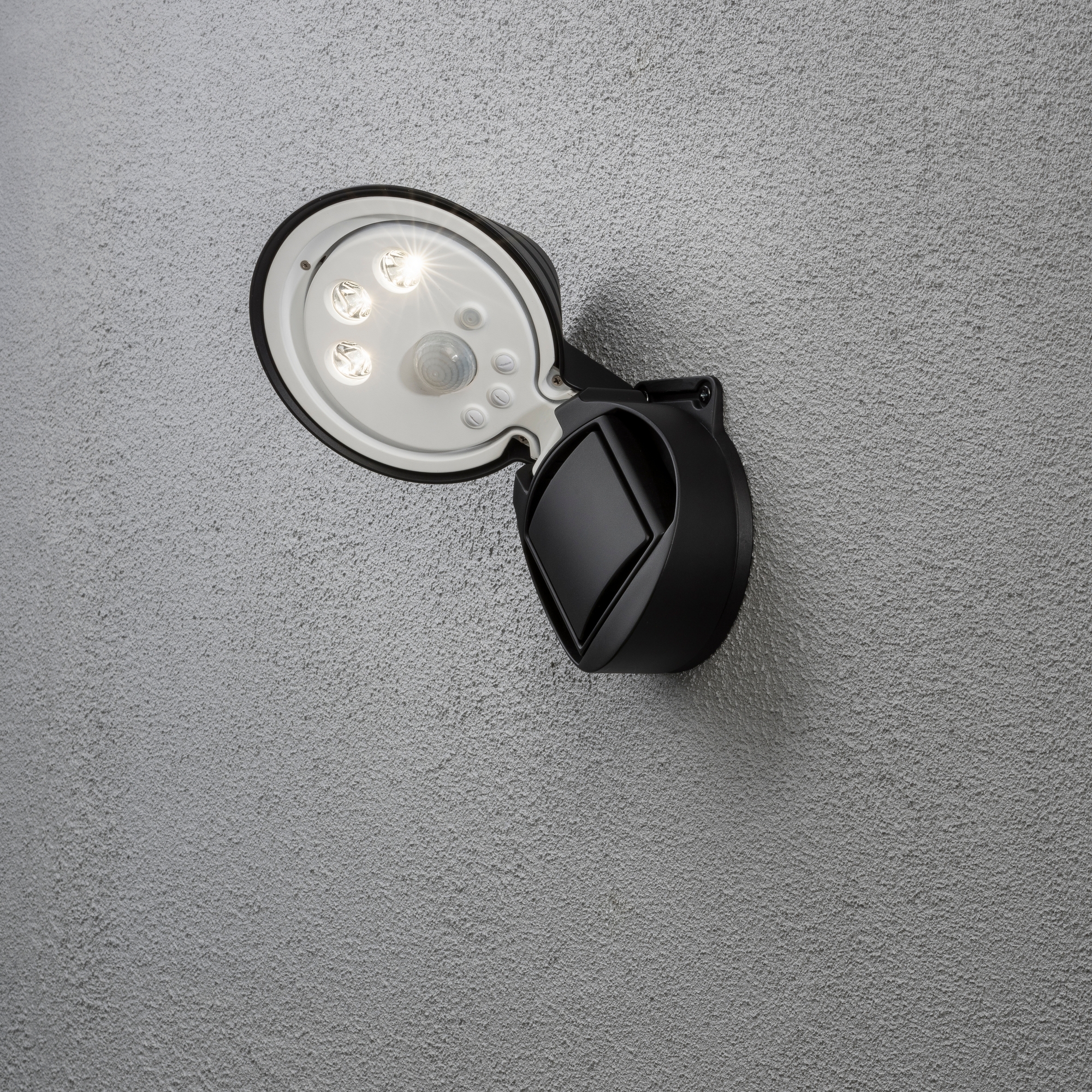 Vägglykta Gnosjö Konstsmide Prato LED 1,5W Rörelsevakt Batteri