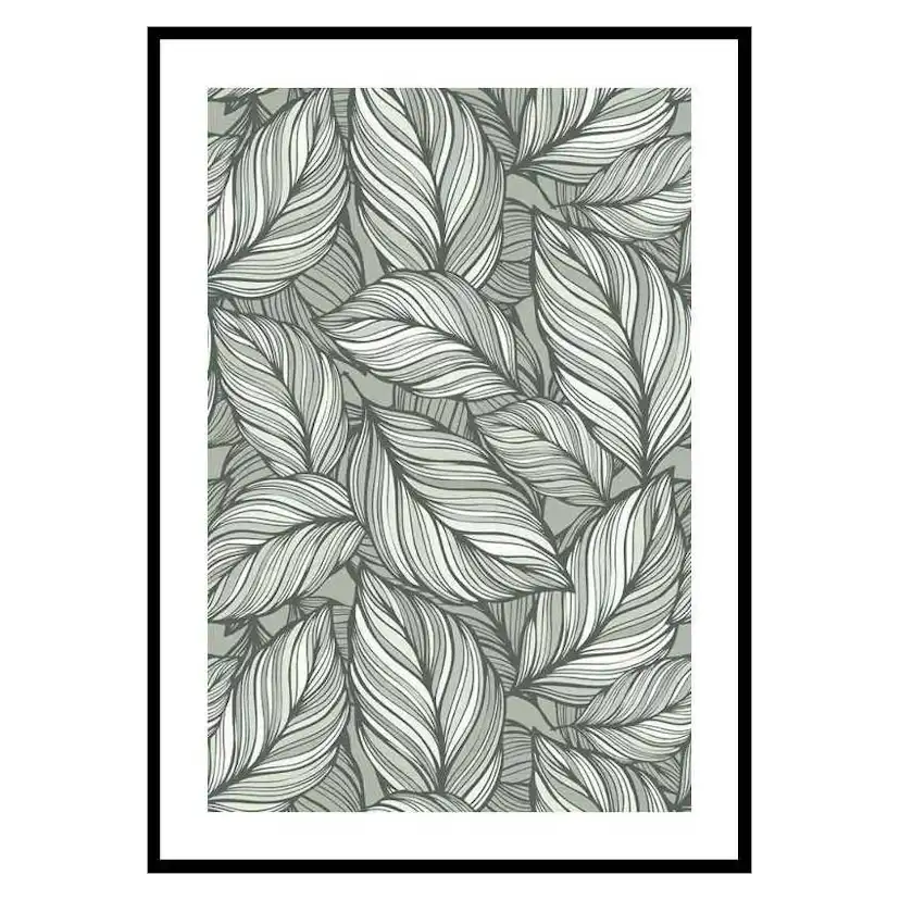 Poster Gallerix Leaf Pattern