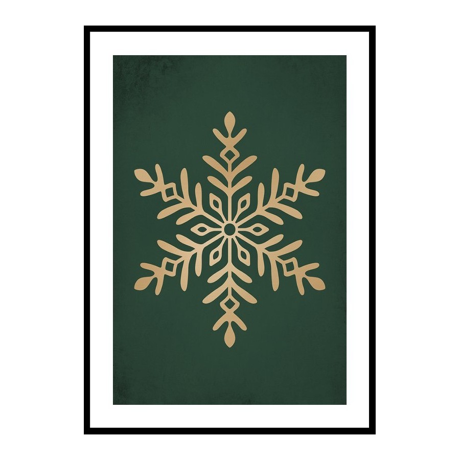 Poster Gallerix Christmas Snowflake