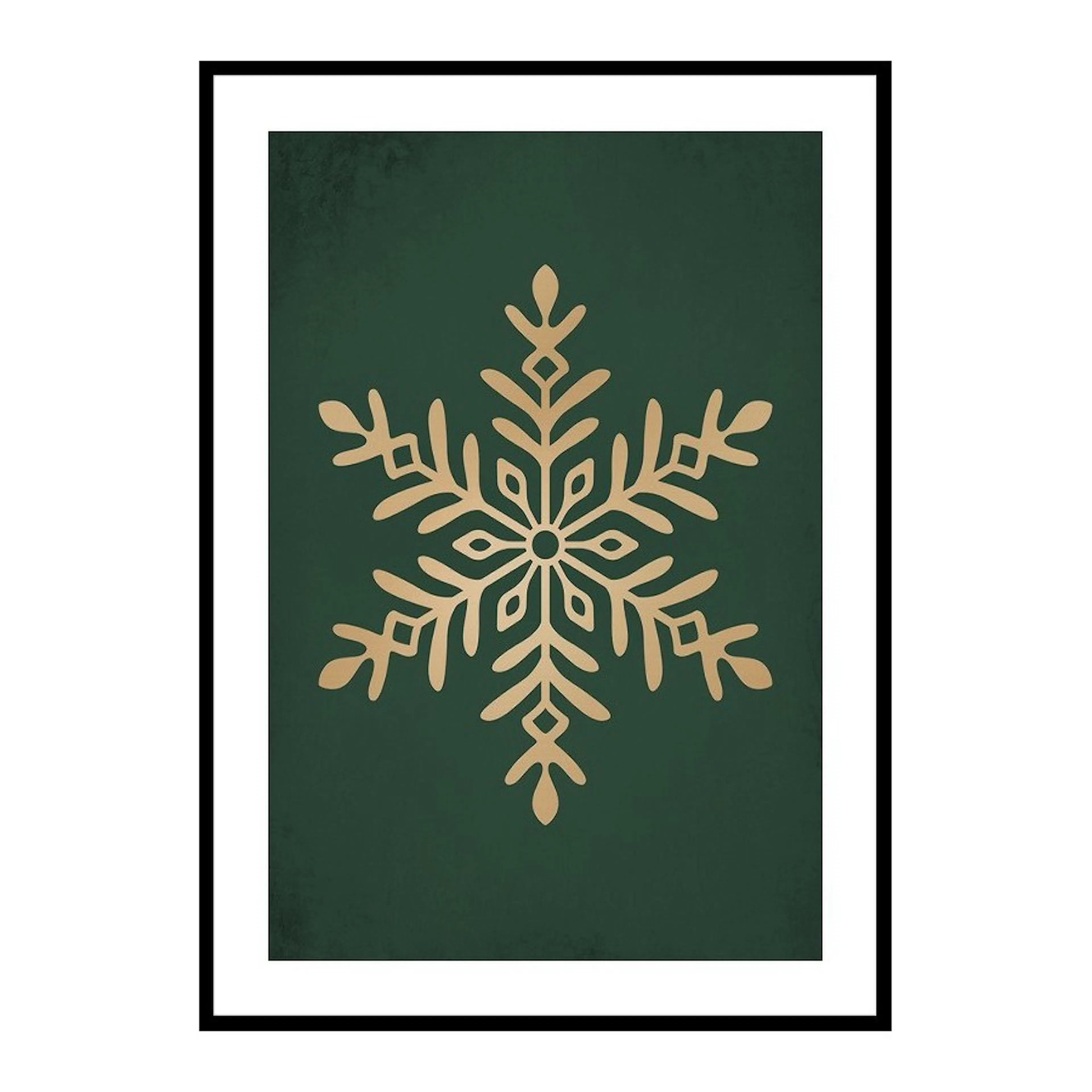 Poster Gallerix Christmas Snowflake