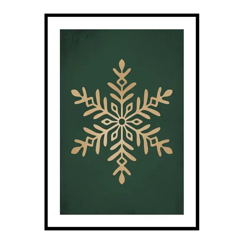 Poster Gallerix Christmas Snowflake